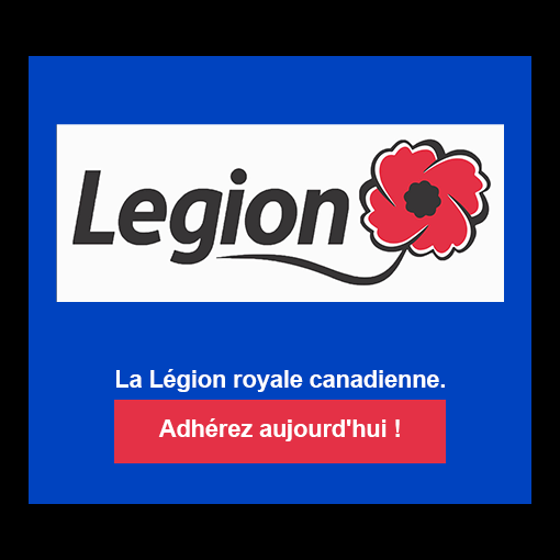 La Légion royale canadienne.<br />
Adhérez aujourd'hui !